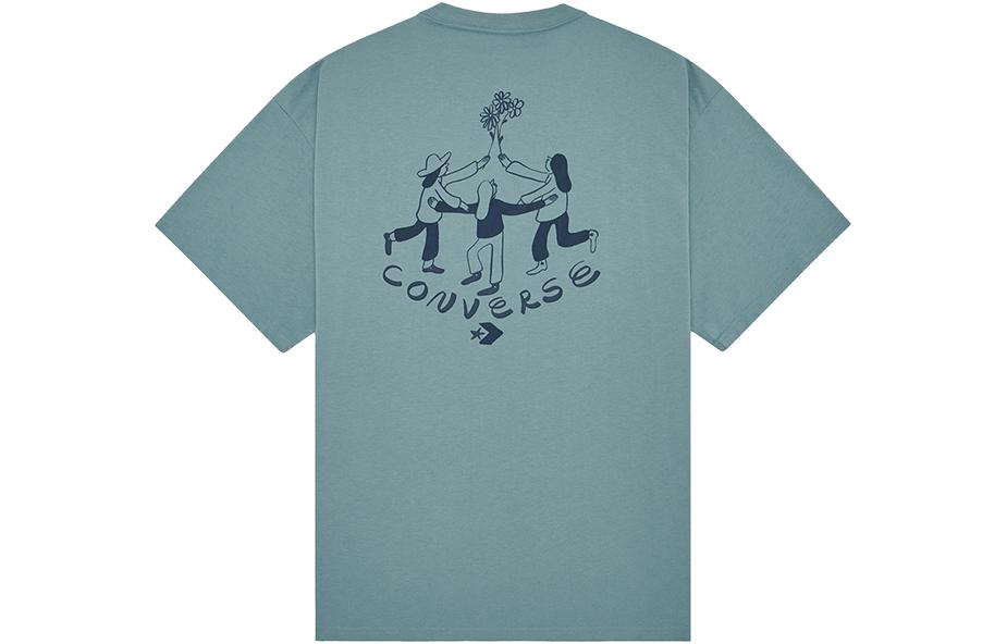 Converse Flower Friends Tee 'Blue' 10024757-A03