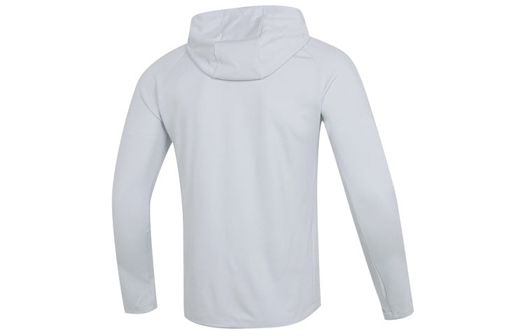 Men's Nike Solid Color Logo Loose Hooded Long Sleeves Gray DQ5052-043