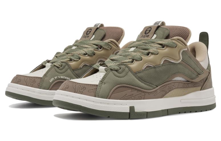 Li-Ning Superwave Golden x AAPE 10TH Anniversary 'Green Brown' AECS087-7