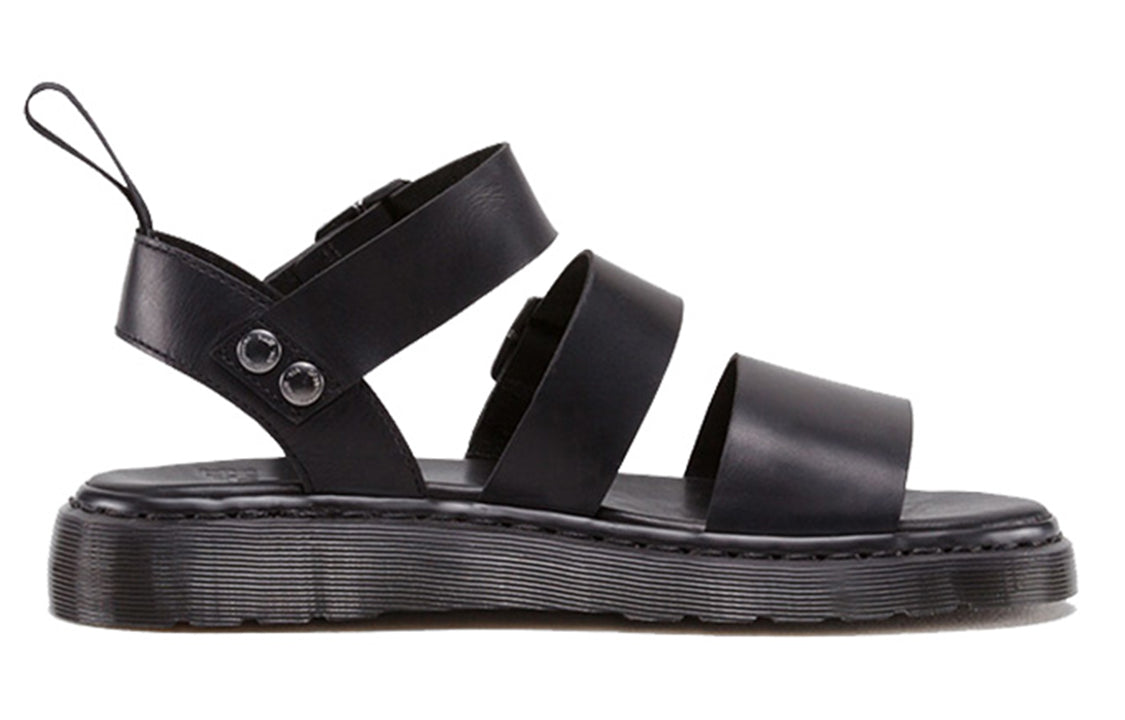 Dr. Martens Gryphon Brando Leather Gladiator Sandals 'Black' 15695001