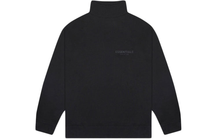 Fear of God Essentials FW20 Mock Neck Sweatshirt 'Black' FOG-FW20-331