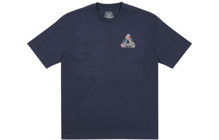 Palace FW21 Tri-Sticker Pack Logo T-Shirt 'Navy' P21TS107