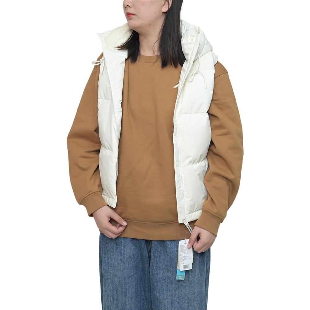 (WMNS) New Balance Hooded Vest 'White' NJD44252-WT