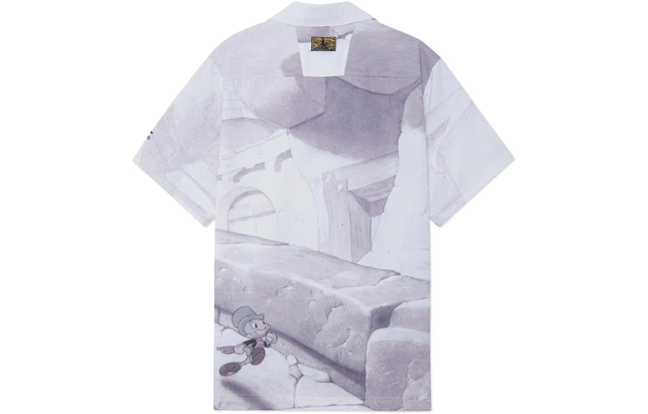 Li-Ning x Disney Pinocchio Graphic Shirt 'Grey' ASHS431-1