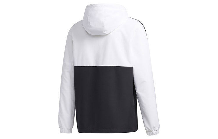 adidas neo Windproof Casual Sports Hooded Jacket White GJ8951