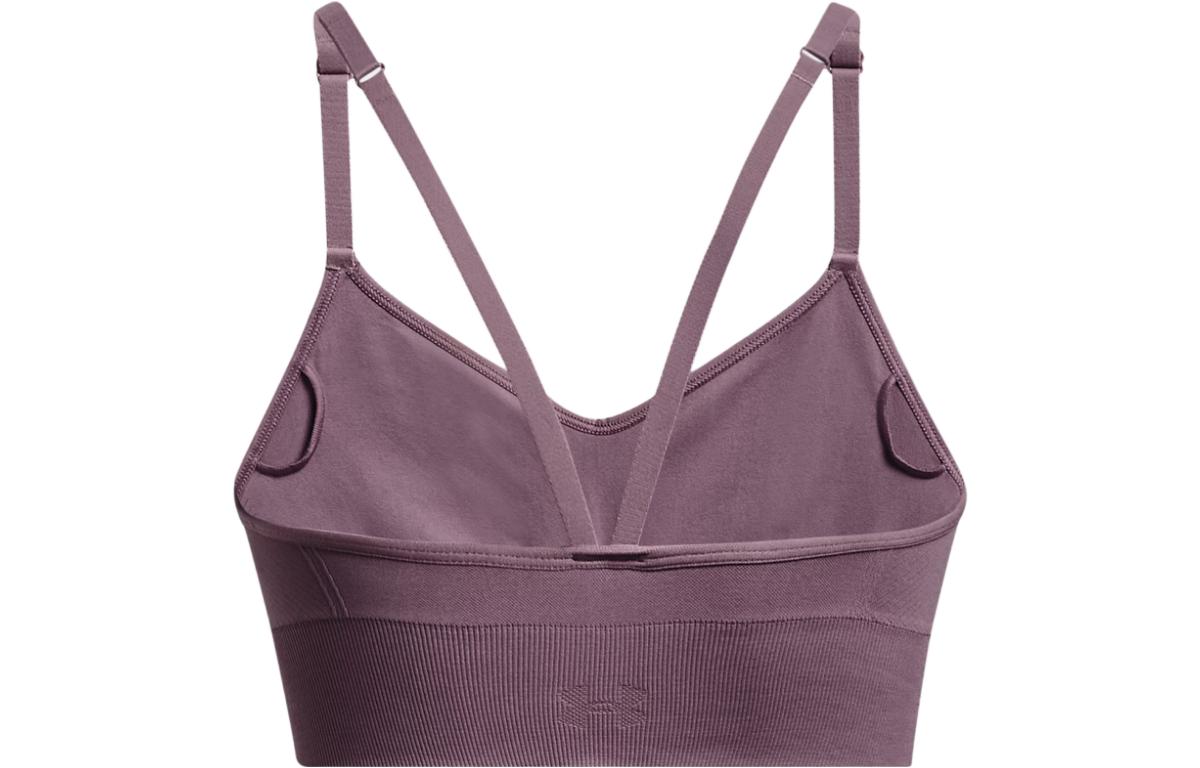 (WMNS) Under Armour Train Seamless Low Sports Bra 'Dark Purple' 1380428-500