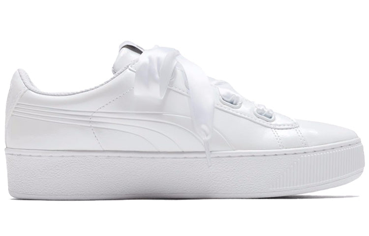 (WMNS) PUMA Vikky Platform Ribbon White 366419-02
