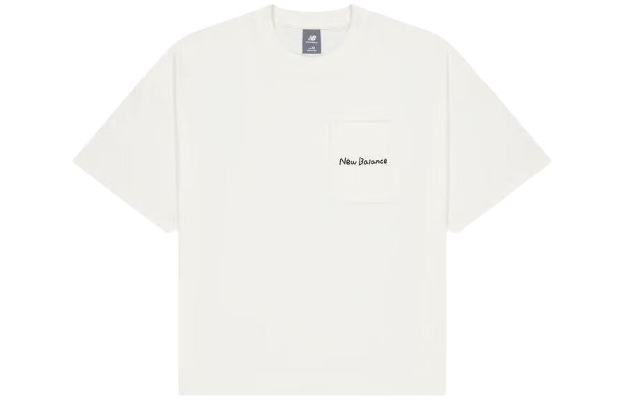 (WMNS) New Balance Running Graphic T-Shirt 'White' AWT42319-CIC