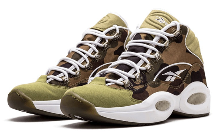 Reebok x A Bathing Ape x Mita Sneakers Question Mid '1st Camo' BD4232