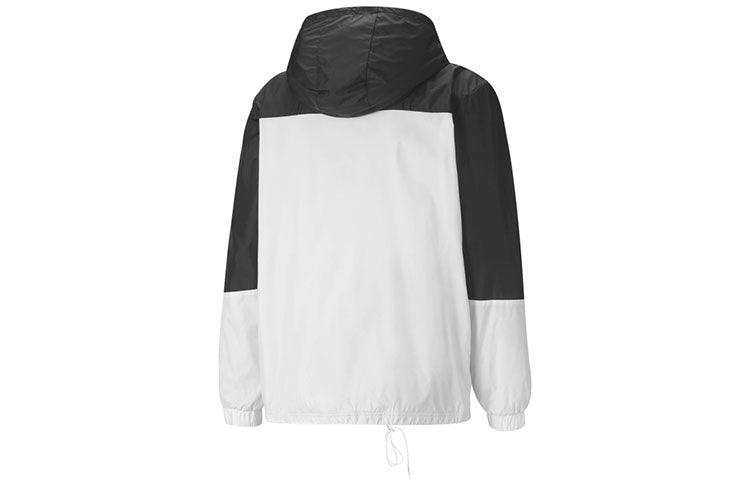 PUMA Mvp Windbreaker Drawstring hooded Woven Jacket Black 532208-01