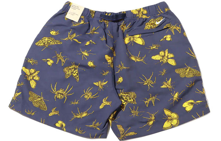 Men's Nike Animal Full Print Athleisure Casual Sports Shorts Blue DR5736-437