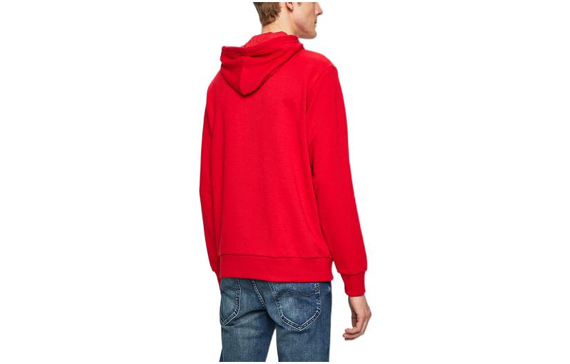 Converse Star Chevron Embroidered Pullover Sweatshirt 'Red' 10008926-A05