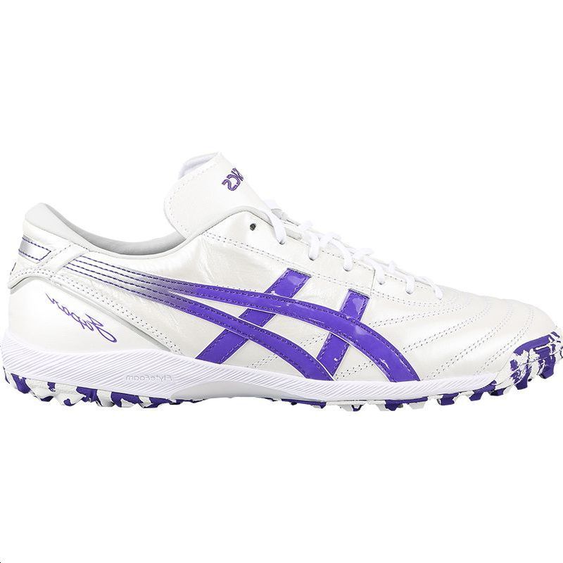 ASICS C3 FF TF Football Shoes 'White Purple' 1113A032-110