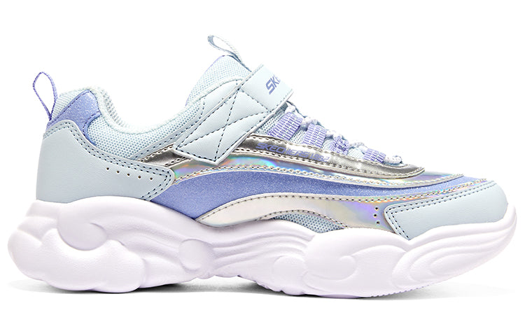 (GS) Skechers Unicorn Storm 'Blue Silver White' 302576L-LBLV