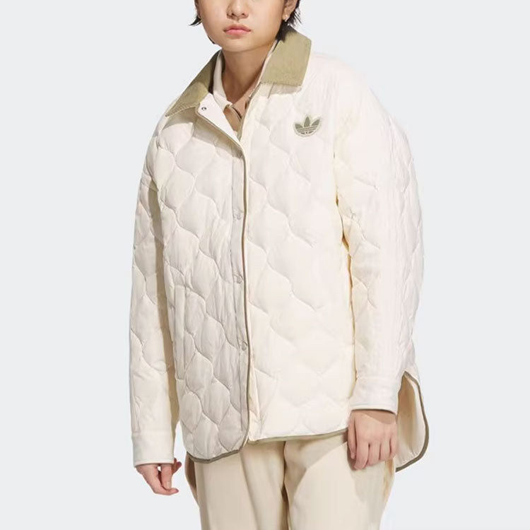 (WMNS) adidas Originals LW Mid Down Jacket 'White' IN0979