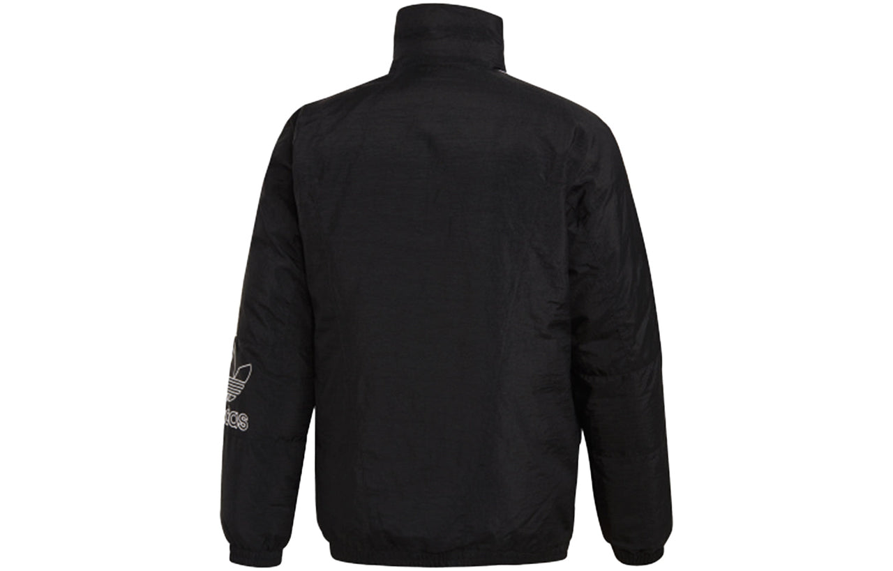 adidas originals Outline Tref Lg Stay Warm Sports Stand Collar Down Jacket Black DH5000