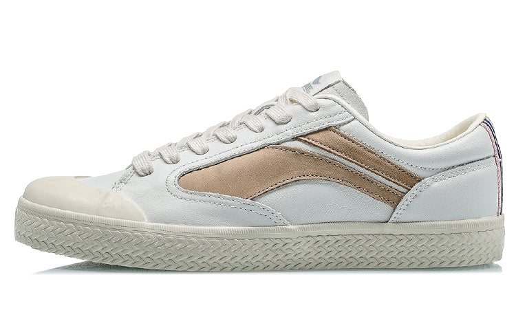 Li-Ning Wave Vintage 2020 Paris Fashion Week 'White Beige' AGCP315-4