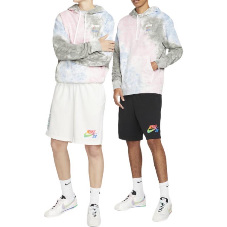 Men's Nike Pocket Tie Dye Alphabet Printing Pink Blue DV3791-663