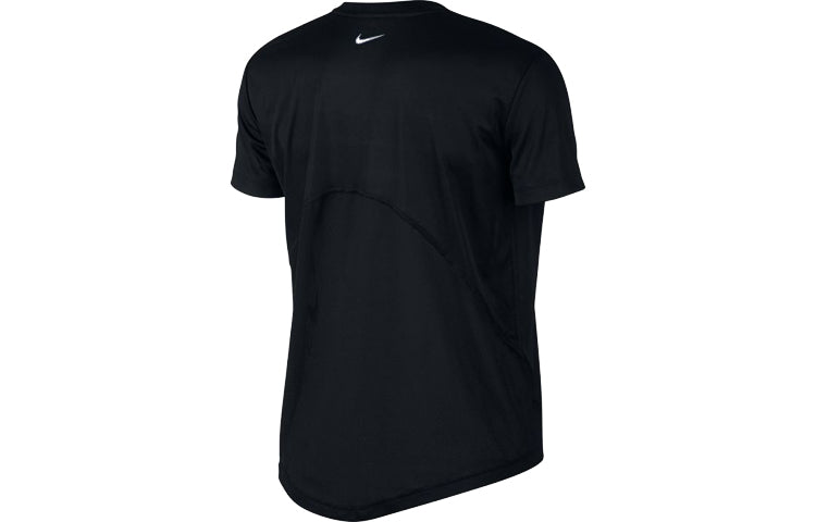 (WMNS) Nike Dri-FIT Sports Training Quick Dry Breathable Round Neck Short Sleeve Black T-Shirt AJ8122-010