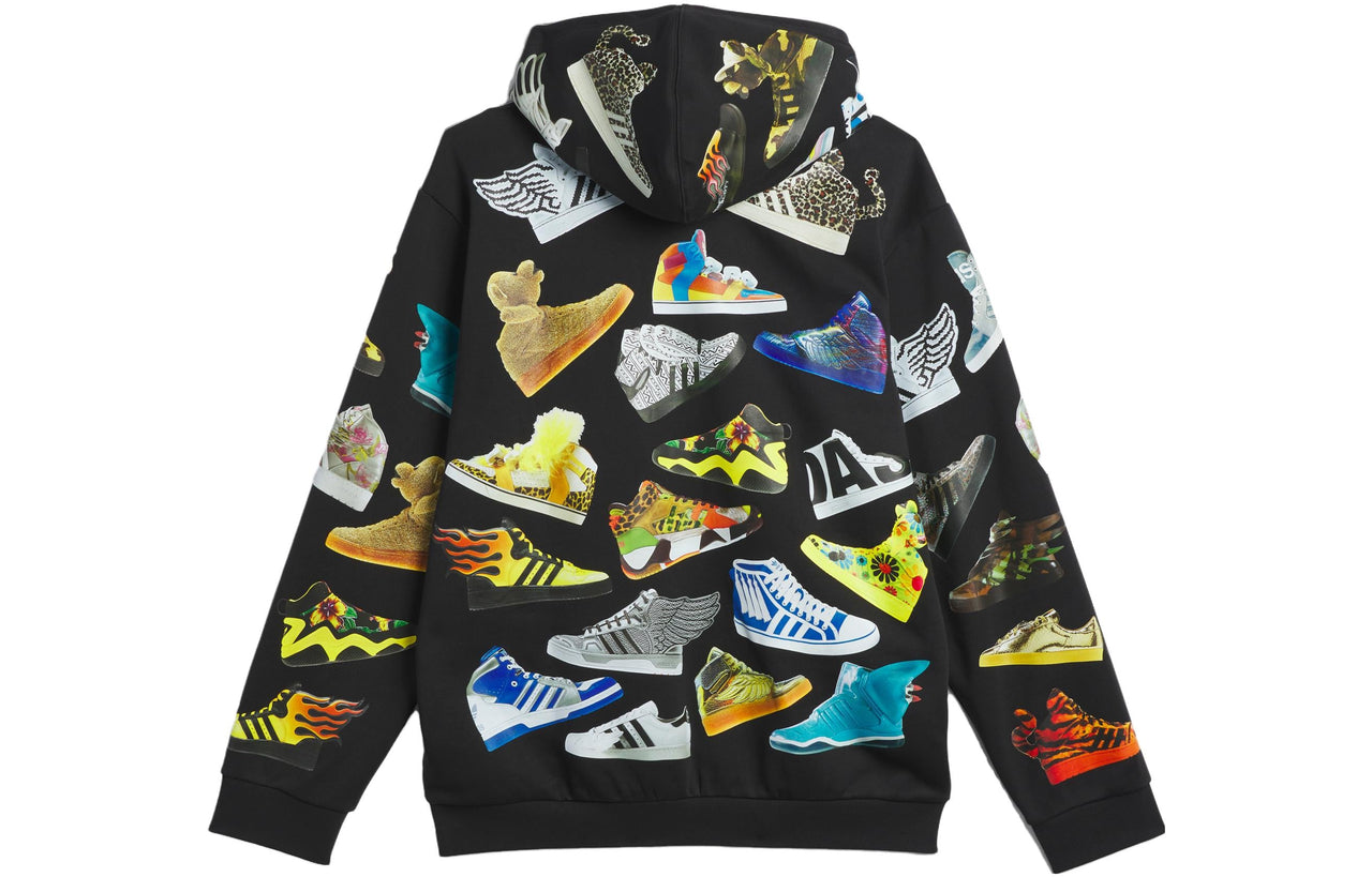adidas Jeremy Scott Archive Hoodie 'Black' IA0097