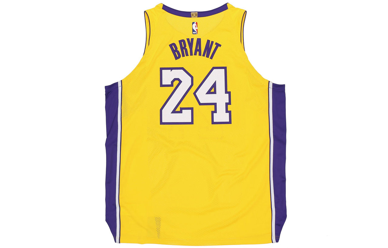 Nike Icon Edition Authentic NBA Jersey Sports Basketball Jersey/Vest AU Player Edition Lakers Kobe 24 Yellow AQ2107-728