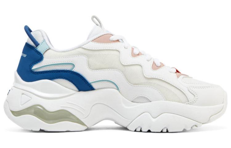 (WMNS) Skechers DLites 3-High Alert Shoes 'White Blue' 896254-WBLP