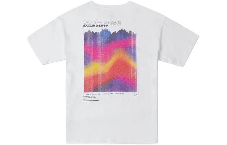 (WMNS) Converse Soundwaves T-Shirt 'White' 10026374-A01