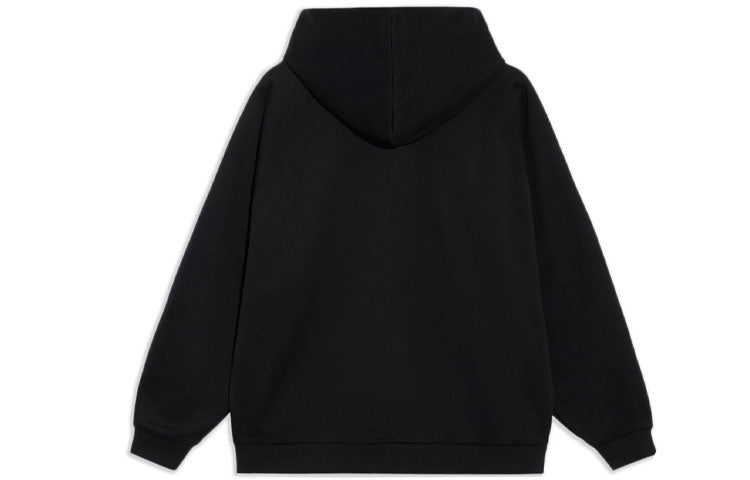 Li-Ning Stylish Loose Sports Hoodie 'Black' AWDS230-1