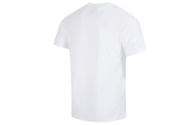adidas Essentials Single Jersey Big Logo Tee 'White' IC9349