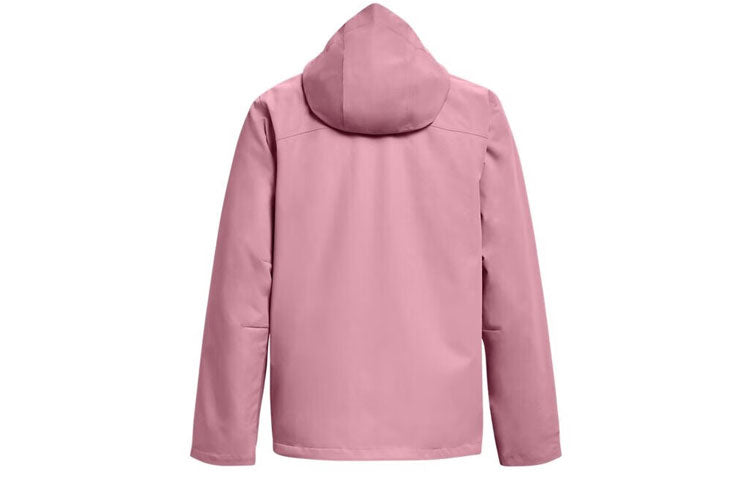 (WMNS) Under Armour Under Armor Autumn Three-in-One Woven Hooded Jacket 'Pink' 1371593-697
