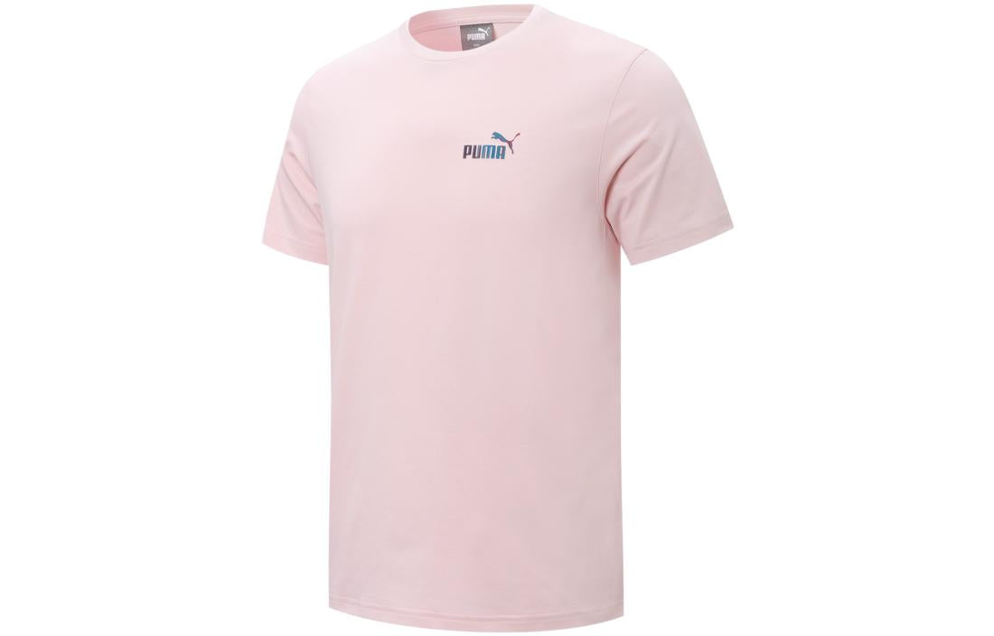 PUMA Back Big Logo Tee 'Pink' 671961-16
