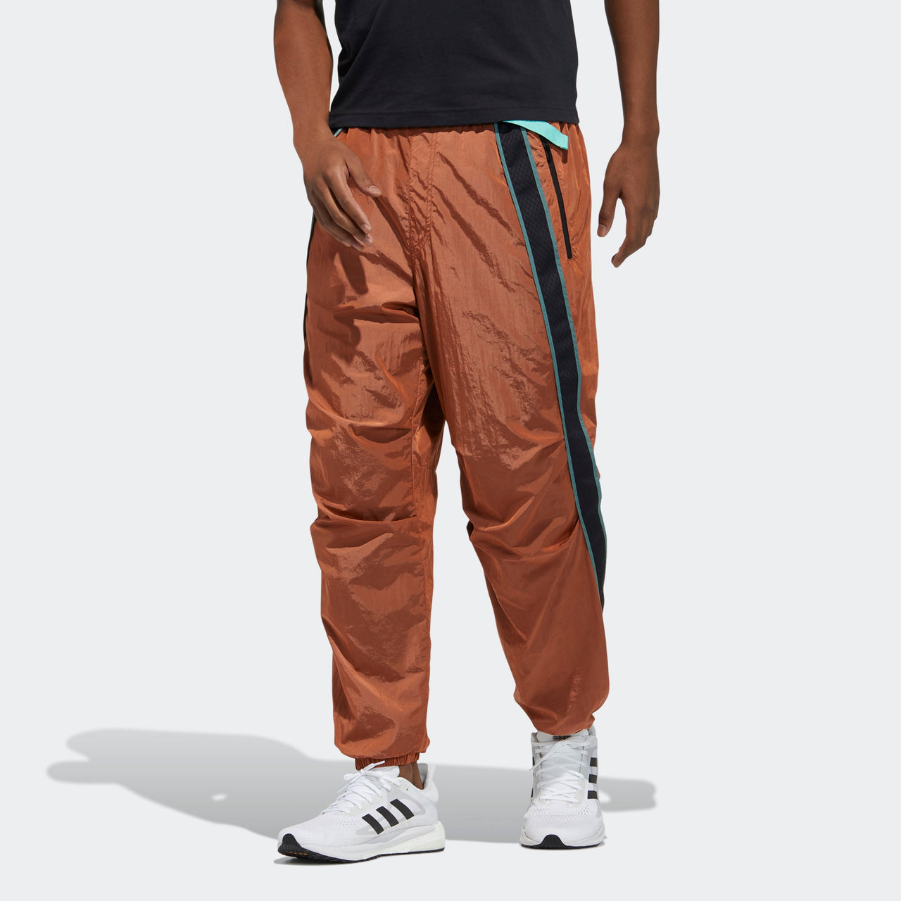 adidas Ub Pnt Wv Astro Contrasting Colors Woven Bundle Feet Sports Pants Orange Yellow GP0831