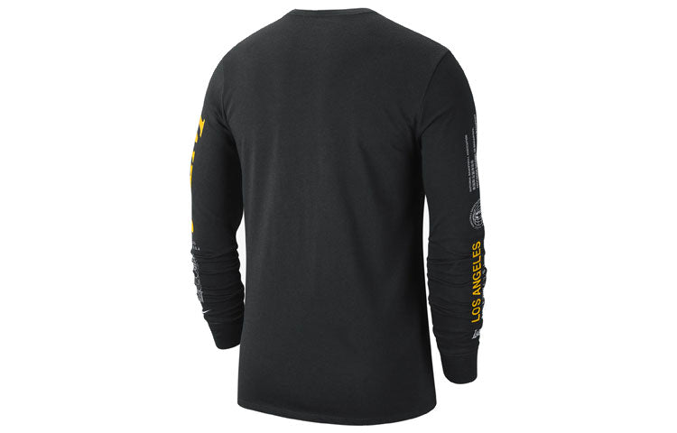 Nike NBA Courtside Los Angeles Lakers Long Sleeves Black CK8103-010
