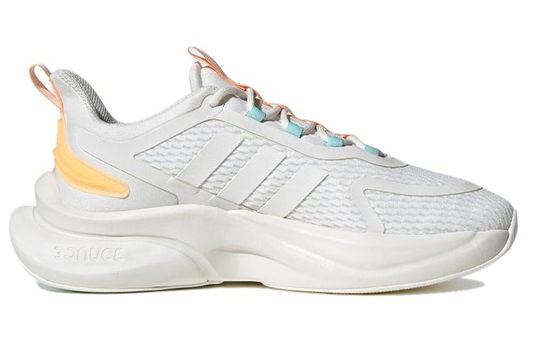 (WMNS) adidas Alphabounce 'White Yellow' IF6033