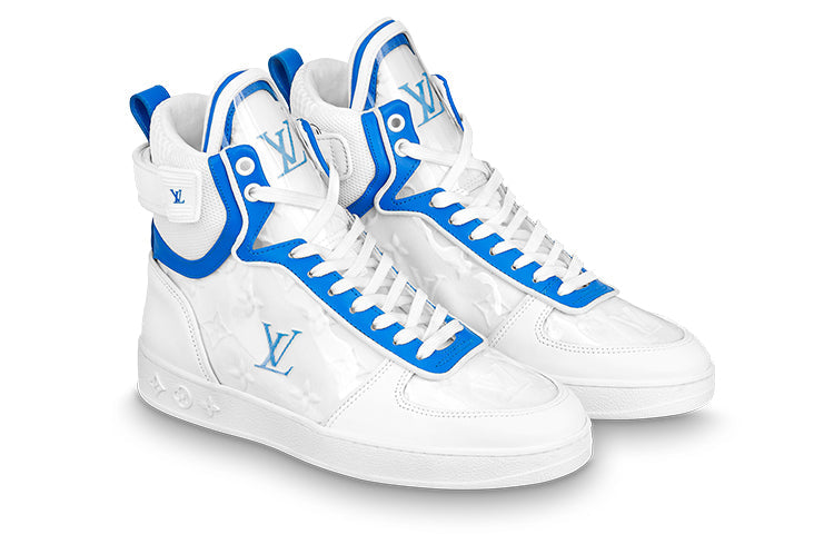 (WMNS) LOUIS VUITTON Boombox Ankle Sneakers 'White Blue' 1A95MV