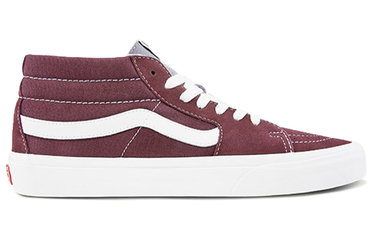 Vans Sk8-Mid Mid-Top Retro Skate Shoes Unisex Dark Purple VN0A3WM324Q