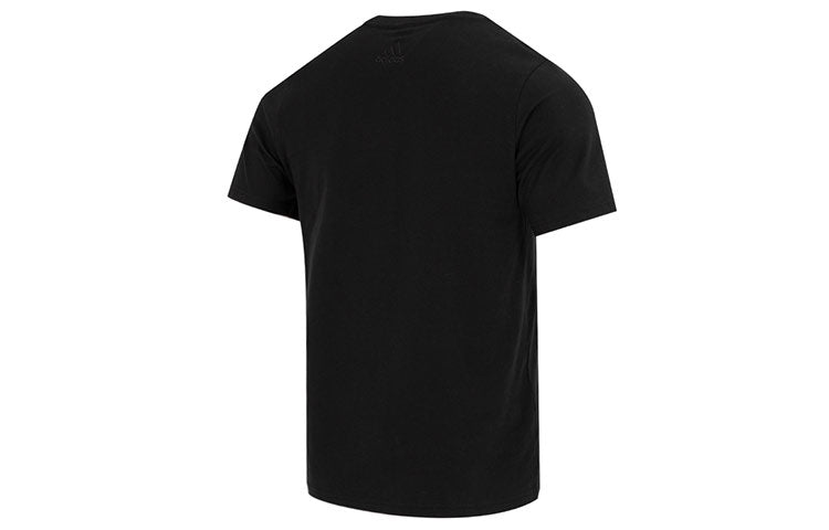 adidas Essentials Single Jersey Big Logo T-shirt 'Black' IC9347