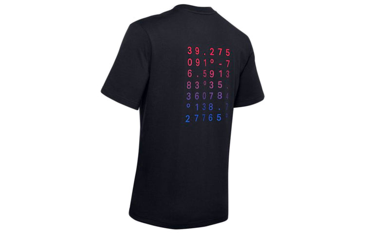 Men's Under Armour Summit Graphic Sports Short Sleeve Black 1359714-001