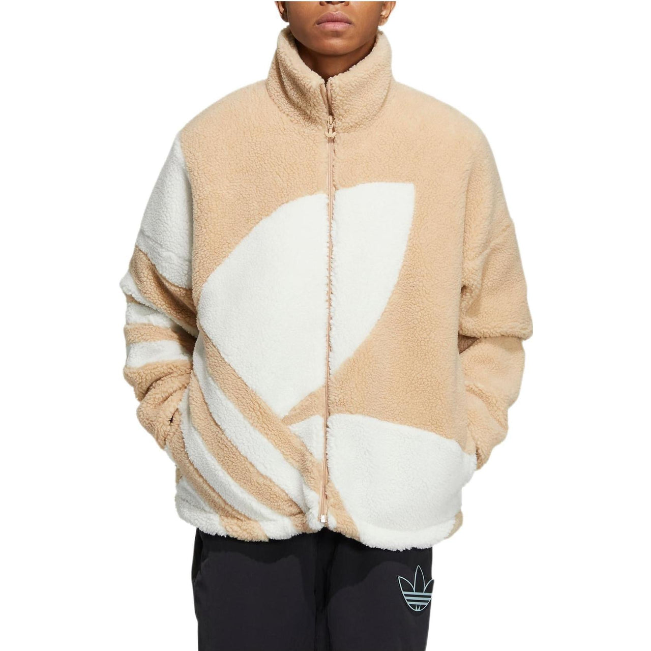 adidas originals FW22 Sherpa Jacket Tr Logo HR3487