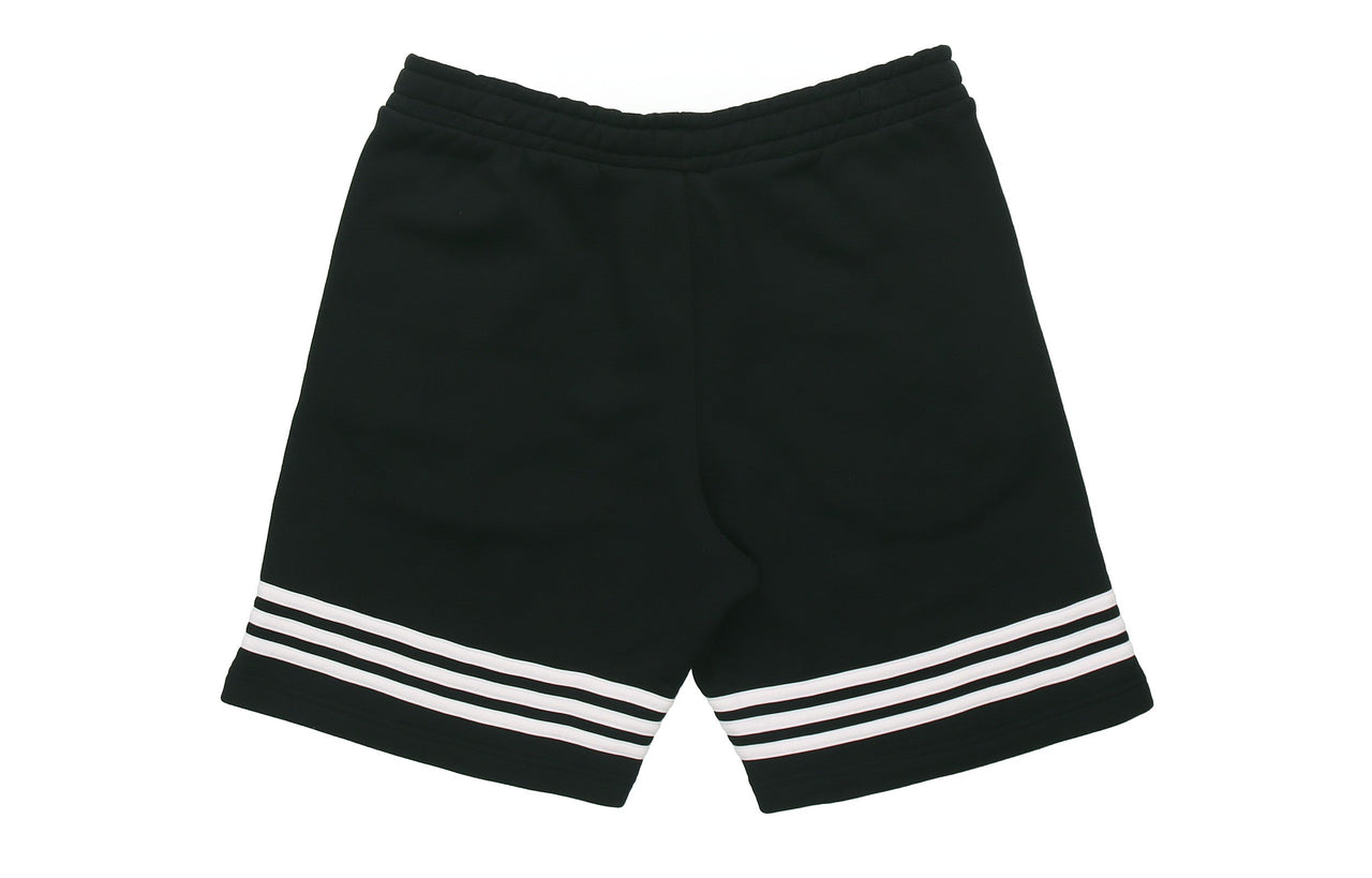 adidas originals Outline Short Hollow Out Logo Sports Shorts Black FM3877