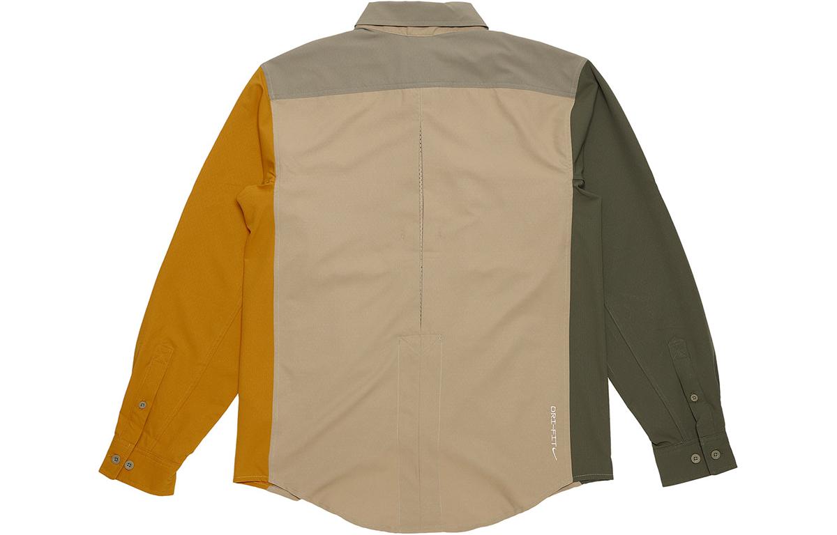 Men's Nike ACG Dri-FIT UV Devastation Trail Multiple Pockets Detail Colorblock Long Sleeves Shirt DN3937-247