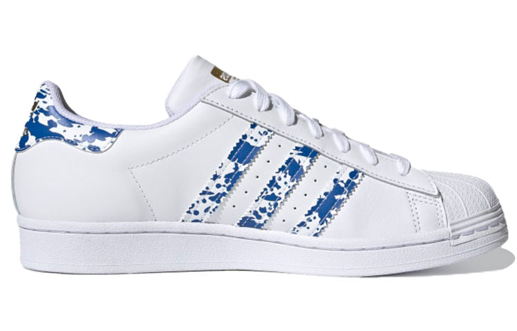 adidas Superstar 'White Blue Splatter' FY7713