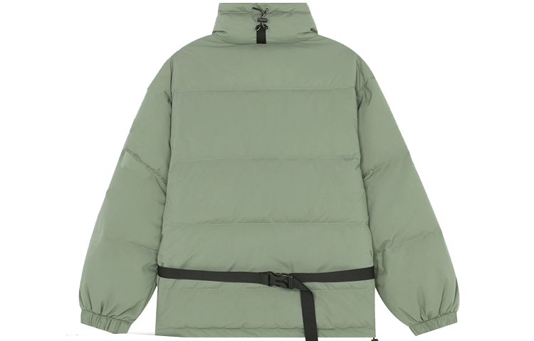 New Balance Logo Down Jacket 'Green Black' AMJ14328-OLG