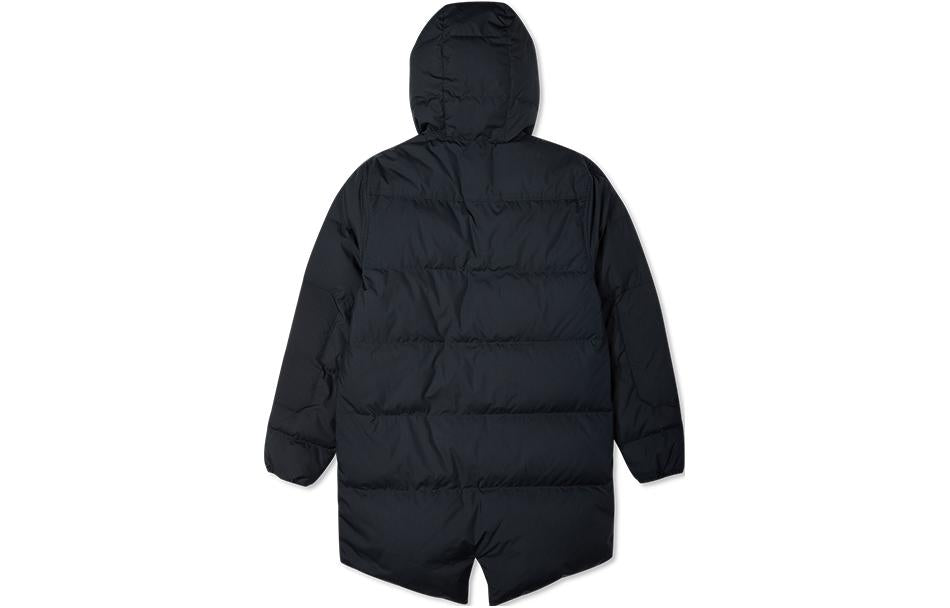 Converse Mid-Length Winter Down Jacket 'Black' 10023754-A01