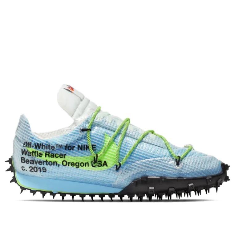 (WMNS) Nike x Off-White Waffle Racer 'Vivid Sky' CD8180-400