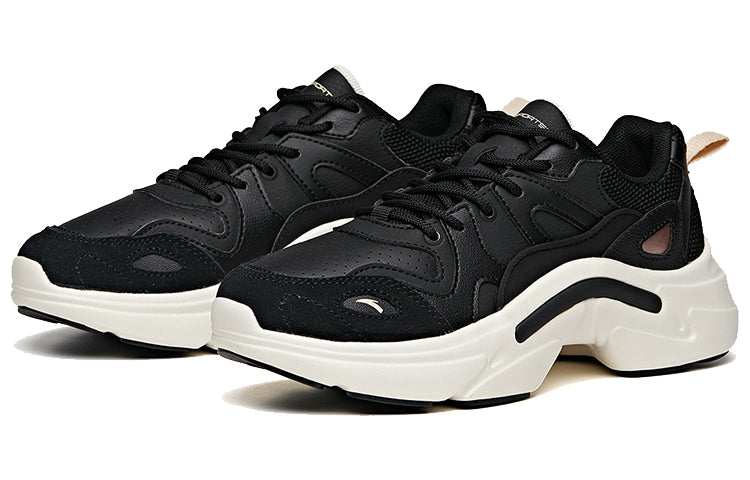 (WMNS) ANTA Life Series Sneakers 'Black Dad Shoes' 12948883-1