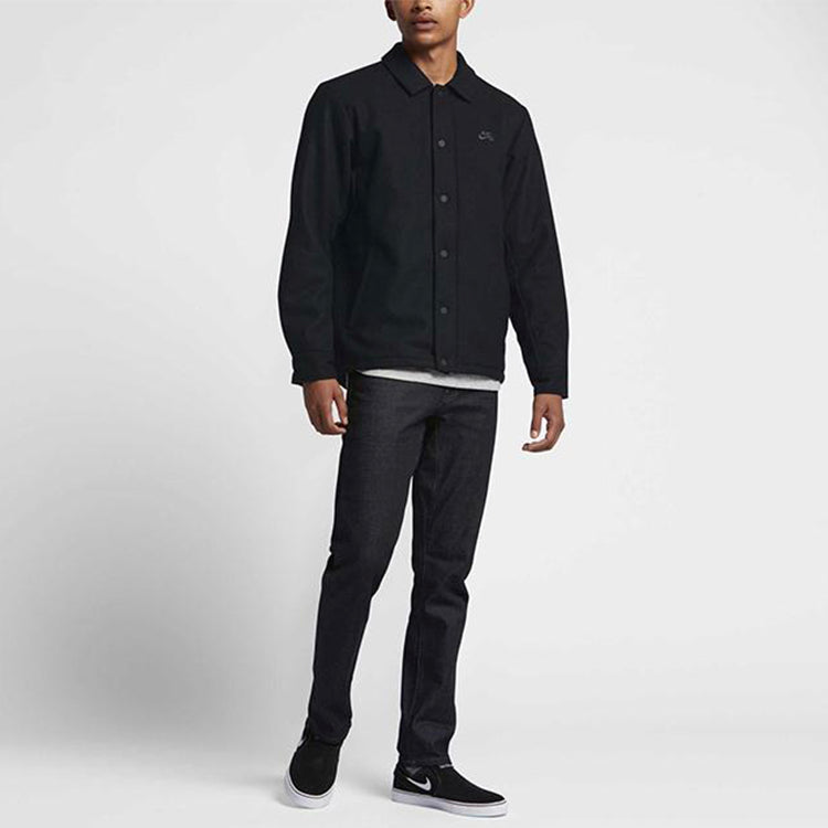 Men's Nike Solid Color Stay Warm Casual Jacket 800983-010