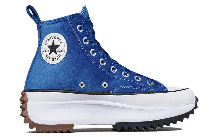 Converse Run Star Hike High-Top Canvas Shoes Blue 172504C