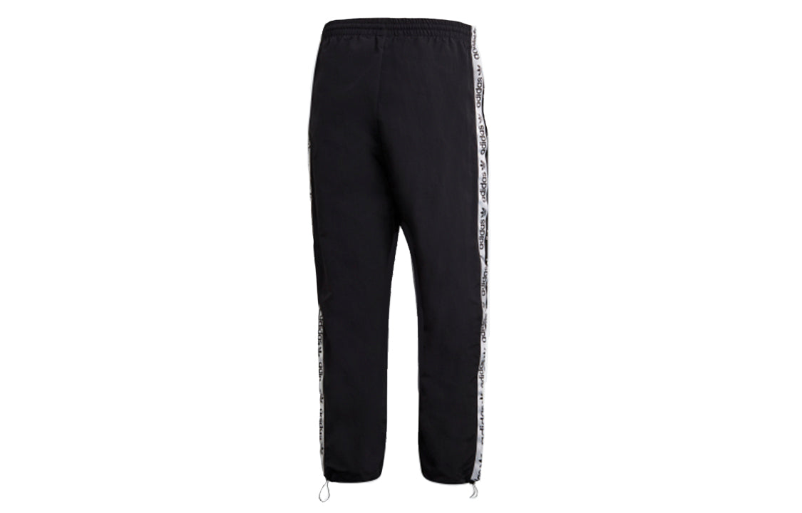 adidas originals Side Logo Sports Casual Trousers Men Black GJ6744