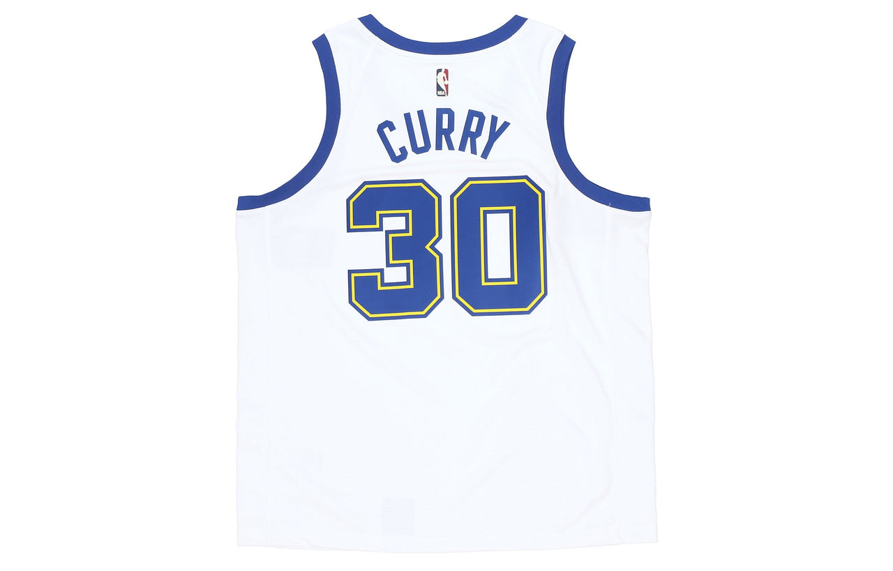Nike Golden State Warriors Curry 30 White Hardwood Classic Swingman Jersey 904152-100